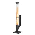 thumbnail image 3 of Aoodor Wood Pellet Heater with Rain Cap and Viewing Window for Patio Burning Flame, Portable Pellet Stove for Backyard, Camping, Beach, Garden, Balcony, 3 of 10