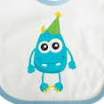 thumbnail image 4 of Inktastic Blue Monster Boys or Girls Baby Bib, 4 of 4