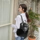 thumbnail image 1 of Bolsa Mochila Retro de cuero PU JShteea Mochila de viaje Color sólido Mochila escolar Para mujer tamaño 295*255*100 mm, 1 of 9