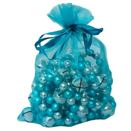 10 Large Organza Bags 8 X 11 Candle Gift Pouch Favor Bag Turquoise Blue