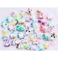 thumbnail image 6 of US 15~100 Pc Slime Bread Candy Flatbacks Resin Flat Back Scrapbooking Charms DIY (Assorted Unicorn, 100 Pcs), 6 of 7