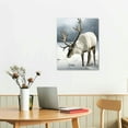 thumbnail image 2 of JEUXUS  Winter Wall Art Prints 8x10in Cozy Christmas Room Decor Scandinavian Poster Snow Forest Frost Pictures Xmas Tree Deer Mountain House Photo for Gallery Wall Home Nordic, 2 of 4