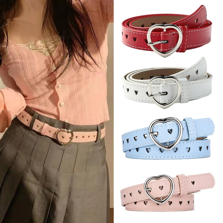 lanema Fashion Heart Buckle Belt for Women Cool Subcultures  display picture 1