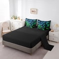 thumbnail image 3 of Erosebridal Geometric Hexagon Bed in a Bag Full size,Gradient Bed Set,Neon Decor,Reversible,Lightweight,7 Pieces, 3 of 5