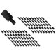 thumbnail image 3 of 100Pcs M3 Thread 8mm+6mm PCB Fixed Nylon Hex Standoff Spacer Pillar, 3 of 5