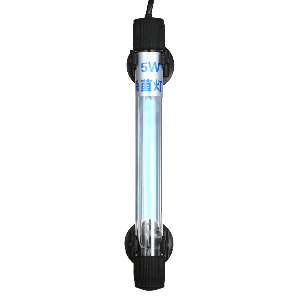 5W UV Light Sterilization Lamp Submersible Ultraviolet Sterilizer Water Disinfection for