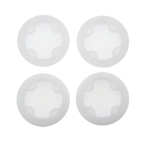 Beaupretty 4Set Drum Cap Plastic White Cross Shaped Sealing Caps for Barrels