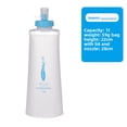thumbnail image 2 of 1L food-grade TPU foldable soft water bottle, portable soft water bag for outdoor running, cycling, and hiking, with baby-grade silicone nozzle for reusable hydration, 2 of 5