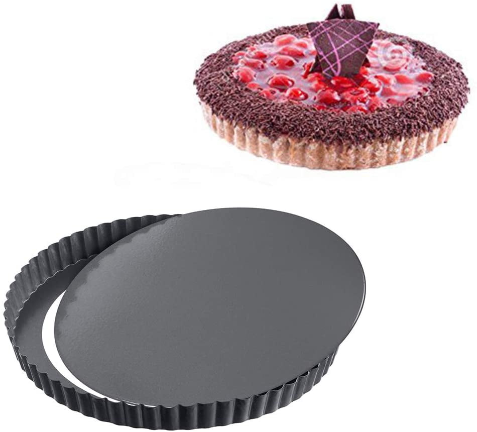 HZKAICUN Tart pan, quiche pan, nonstick With a lifting base, cake pan