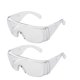 thumbnail image 1 of Gafas de seguridad para gafas, lentes de seguridad para el trabajo resistentes a la niebla, transparentes, de alta resistencia y fuerte transparencia, 2 uds., 1 of 5