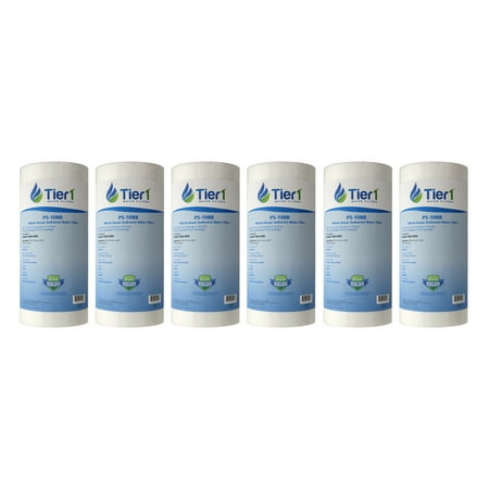 - Tier1 Replacement for Pentek DGD-5005 5 Micron 10 x 4.5 Spun Wound Polypropylene Sediment Water Filter 6 Pack