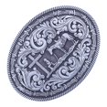 thumbnail image 2 of Hebil de cinturón occidental hombres mujeres Metal clásico moda para cumpleaños Estaño Zulema Hebilla del cinturón, 2 of 8