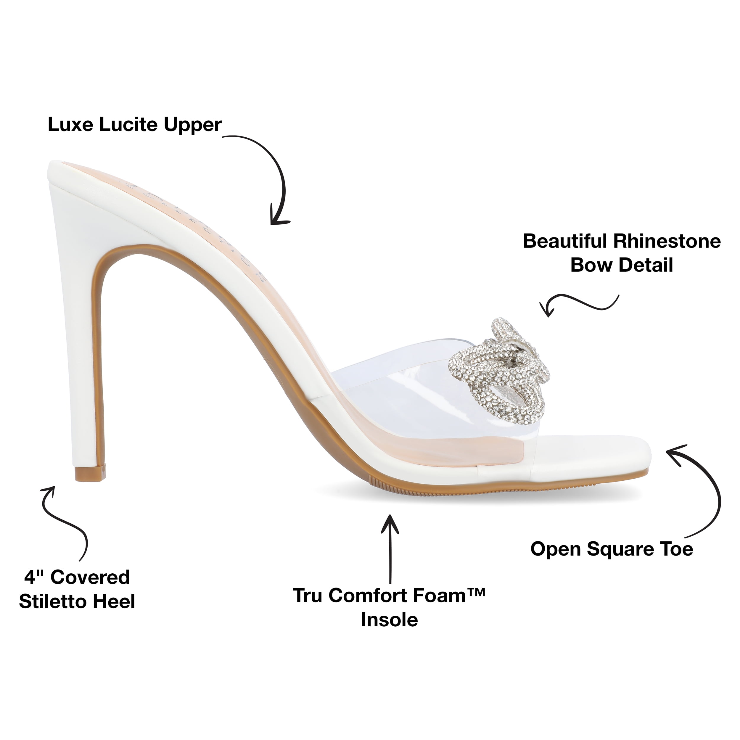 Journee Womens Fenella High Heel Open Toe Evening Dress Sandals