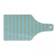 thumbnail image 1 of Yellow Bird Cutting Board, Simplistic Pattern with Rubber Toy Duck Drawing, Decorative Tempered Glass Cutting and Serving Board, in 3 Sizes, by Ambesonne, 1 of 2