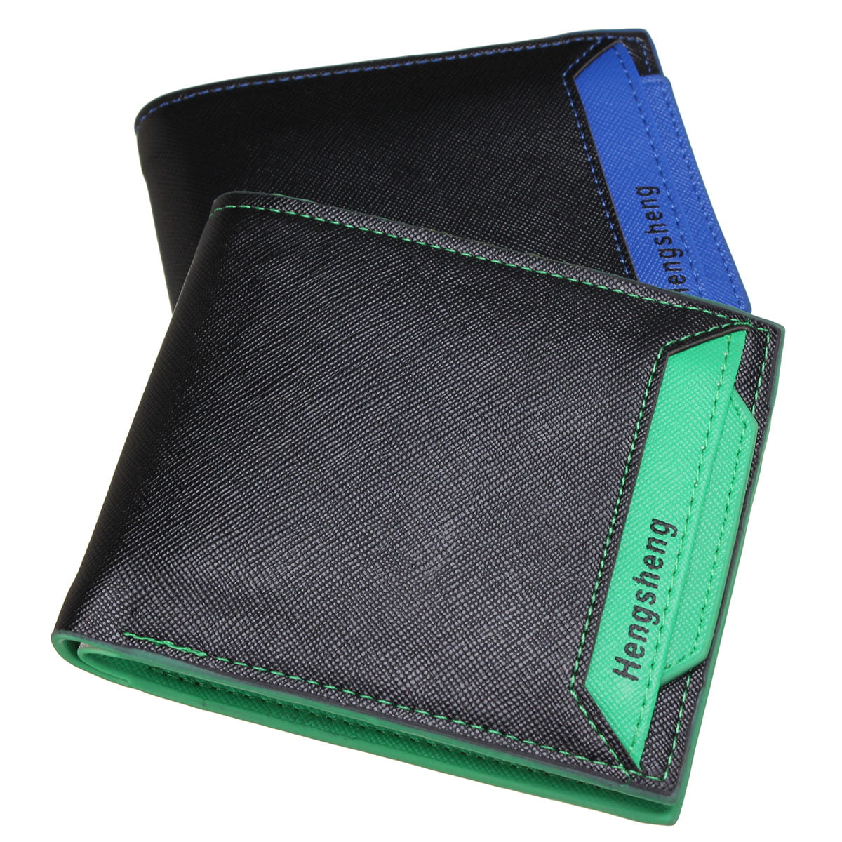 WILLWINCHAN - Leather Wallet For Men Purse Credit ID Cards Money Holder Money Pockets - Walmart ...