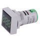 thumbnail image 2 of Pantalla digital cuadrada Luz indicadora LED AC100 ~ 380 V 20 ~ 75 Hz Medición de frecuencia (verde) VoborMX herramienta, 2 of 8