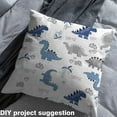 thumbnail image 2 of Homewish Kawaii Dinosaur Print Fabric by the Yard 1 Yard for Kids, Coconut Palm Plant Room Decor Fabric by the Yard, Cartoon Animal Sewing Fabric, Luxury Bedroom Decor, 2 of 6