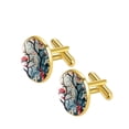 thumbnail image 2 of Tree Stainless Steel Shirt Cufflinks for Formal Attire - Ideal for Business Meetings and Special Occasions, 2 of 6