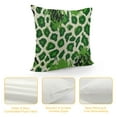 thumbnail image 4 of Creowell Lime Green White Leopard Print Pillow Covers Cheetah Animal Spots Decorative Throw Pillows For Couch Farmhouse Chinoiserie Pillow Cases Home Decor For Room Sofa Bed Porch Outdoor, 4 of 5