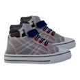 thumbnail image 3 of Zapatos de lona para niños con bastón y velcro, color gris, 3 of 4