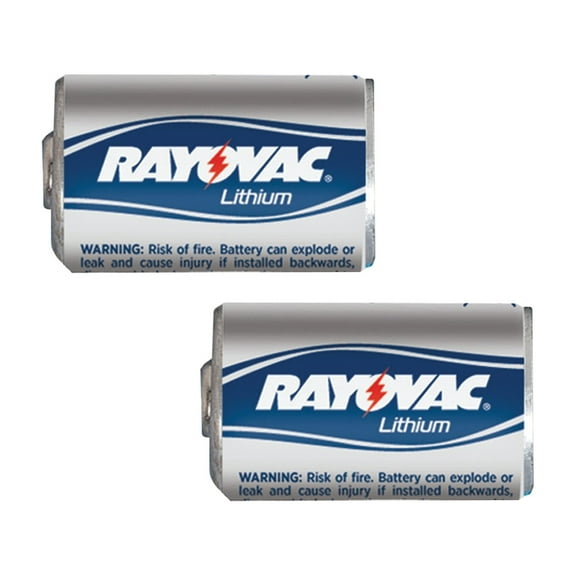2-Pk. of Rayovac CR2 Photo 3V Lithium Batteries
