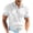 White, variant on Mens Knit Polos Shirt Short Sleeve Textured Button Down Summer Beach Golf Elastic Lightweight Striped