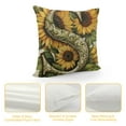 thumbnail image 4 of Nawypu Monogram Letter S Summer Sunflower Pillow Covers, Floral Decorative Initial Throw Pillows for Girls Home Farmhouse Last Name Pillow Case for Sofa Couch Decor, 4 of 5