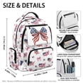 thumbnail image 7 of KEIAHUAN American Flag Boys Backpack, Thick Wear Resistant Fabric Bow Bookbag Fits 14 Inch Laptop, Large Capacity 17 Inch Stain Resistant School Bag for Girls Kids Camping & Weekend Hiking, 7 of 7