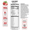 thumbnail image 5 of Labrada Nutrition Lean Body Nutrition Shake, Strawberry Ice Cream, 80 Count, 5 of 5