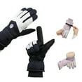 thumbnail image 2 of Fleece-Lined Waterproof Ski Gloves Thermal Touchscreen PU Winter Warm Anti-Slip Outdoor Riding Gloves for Men & Women, 2 of 6
