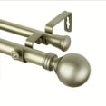thumbnail image 3 of 1" Dia Adjustable 170"-240" Double Curtain Rod with Amirah Finials - Light Gold,(100-01-1603-D), 3 of 3