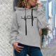 thumbnail image 2 of Sudadera con capucha para mujer, jersey, manga larga, estampado, cómoda, con cordón, blusa, tops Pompotops gfhjh13841, 2 of 7