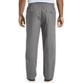 thumbnail image 2 of Linen-Blend Drawstring Pants Grey 3XL, 2 of 7