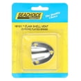 thumbnail image 5 of Seachoice Clam Shell Vent, 1-5/16 In. X 1-1/2 In., Chrome-Plated Brass, 5 of 5