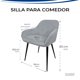 thumbnail image 5 of JUEGO DE 2 SILLAS VELVET MODERNAS PARA COMEDOR MARCA GRAVITA, 5 of 7