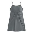 thumbnail image 5 of ShomPort Womens Summer Nursing Dress Adjustable Straps Soft Sleeveless Sleep Cami Dress for Maternity Breastfeeding, 5 of 7