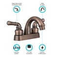 thumbnail image 3 of Dura Faucet Classical Arc Spout Lavatory Faucet for RV Bathrooms - Oil Rubbed Bronze, 3 of 5