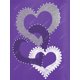 thumbnail image 3 of Camiseta Talla Extra Patrón Corazón Manga Raglán Rosegal Camisetas tallas grandes, 3 of 5