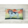 thumbnail image 2 of Carolines Treasures 7510PW1216 Lowchen Canvas Fabric Decorative Pillow, 12H x16W, multicolor, 2 of 3