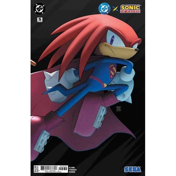 DC X Sonic the Hedgehog #5A (2nd) VF ; DC Comic Book