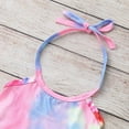 thumbnail image 5 of Odeerbi Toddler Jumpsuit Boys Girls Tie-Dyed Floral Romper Halter Jumpsuits Kids Baby Sleeveless Rainbow Clothes B, 5 of 9