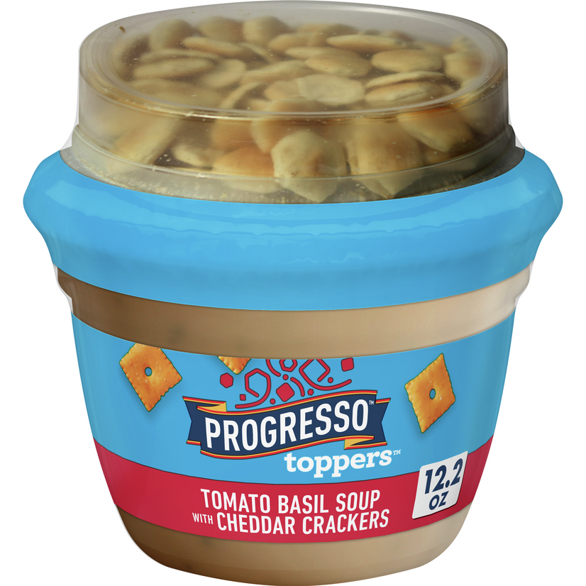 Progresso Tomato Basil Soup with Cheddar Crackers, 12.2 oz Walmart