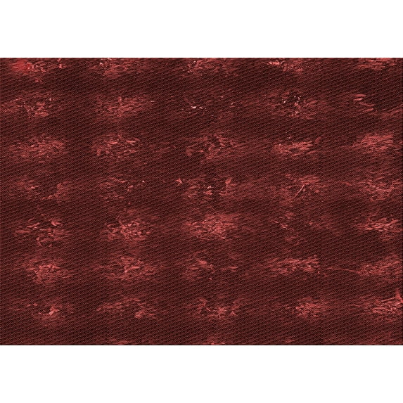 Ahgly Company Indoor Rectangle Patterned Chilli Pepper Red Area Rugs, 5' x 8'