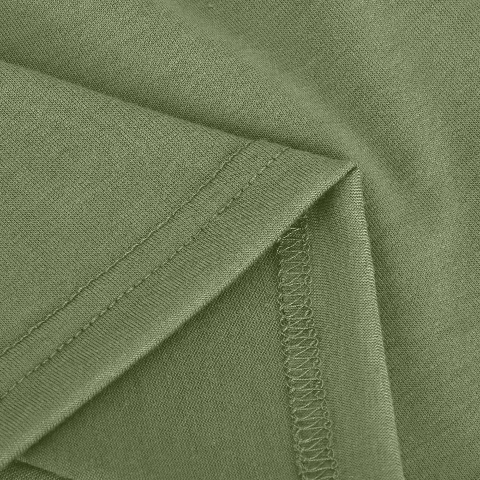ZVAVZ Womens Sleeveless Pocket Tank Dress Short Summer Halter Dresses Solid Color Loose Flowy T-Shirt Dresses Army Green,L