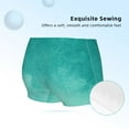 thumbnail image 2 of Pofeuu Teal Turquoise1 Print Soft Cotton Girls Boyshort panties Toddler Underwear-Medium, 2 of 5