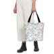 thumbnail image 5 of Fotbe Love You Rabbit Bolsa de Playa con Estampado, Bolsa de Hombro, Bolsa de Mano Espaciosa, Bolsa de Viaje Ligera, Bolsa de Compras Versátil, 5 of 6