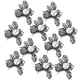 thumbnail image 1 of Broches, Resistentes, Duraderos, De Aspecto Delicado, Alfileres De Perlas Para Bolsos, Decoración Para Ropa, Zapatos, Decoración Para Accesorios Para El Cabello, Decoración Octpeak 2.5x3.5cm Plata con Strass, 1 of 8