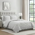 thumbnail image 2 of VCNY Home Grey Scallop 2-Piece Adult Microfiber Quilt Set, Twin, 2 of 6