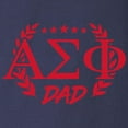thumbnail image 3 of CafePress - Alpha Sigma Phi Greek Dad Cardinal Long Sleeve T Shirt - Long Sleeve Dark T-Shirt, 3 of 4