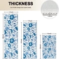 thumbnail image 4 of Pioneer Flower Floral Print Pattern Kitchen Rugs Sets Of 3,Kitchen Runner Rugs Non Skid Washable,Decorative Kitchen Floor Mats for Kitchen,Sink,Laundry,17"x30"+ 17"x47" + 17"x59", 4 of 6